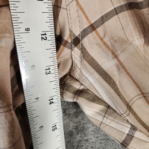 Swiss Cross Men's Casual Shorts 40X12‎ w/ Belt Plaid Beige Pack-39 NWT - Picture 4 of 16